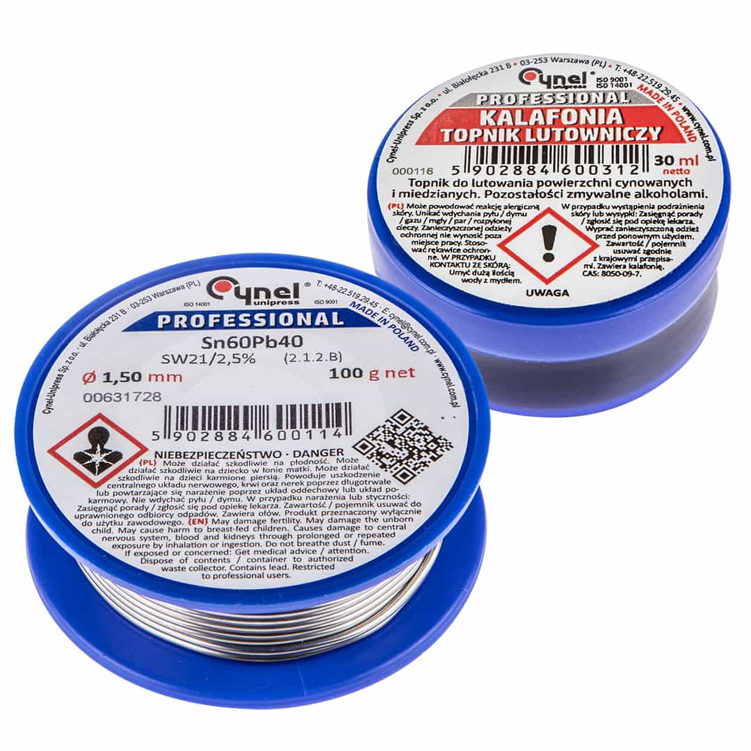 CYNEL Soft soldering kit - solder and rosin for every DIY enthusiast 2