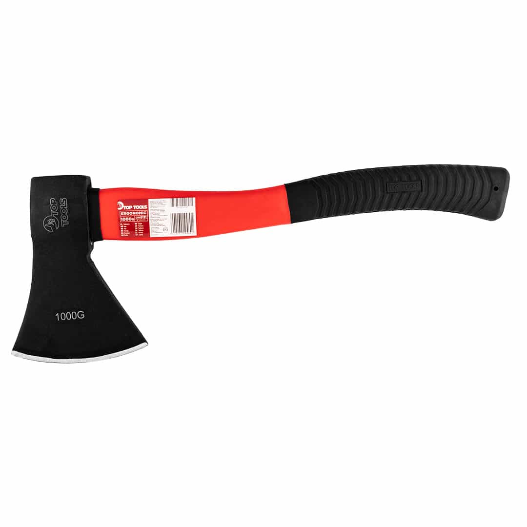 Top Tools Axe 1000 g with fiberglass handle - ideal for garden and forest 6