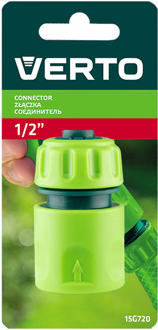 VERTO Connector 1/2 inch - reliable hose connection 9