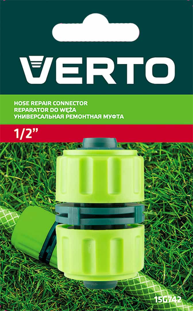 VERTO Repair connector for garden hose 3/4 inch - quick repair 9