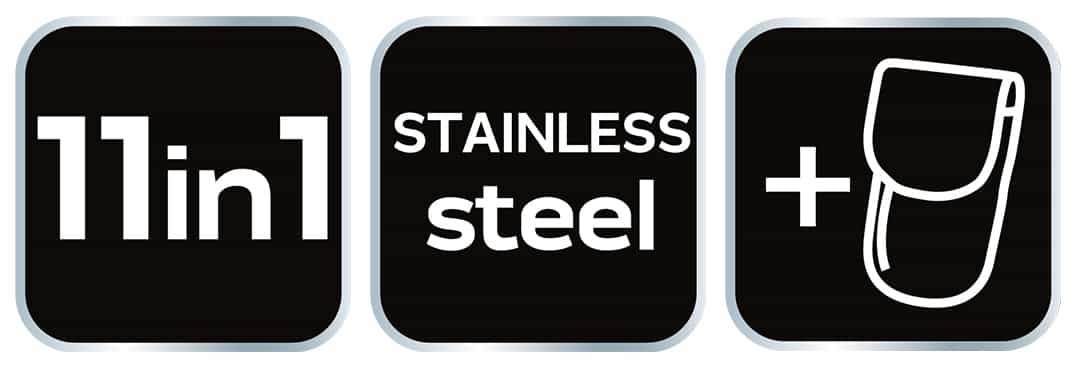 NEO Multitool 11w1 - Multifunctional tool made of stainless steel 6