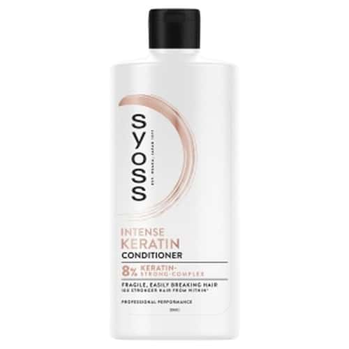 Syoss Intense Keratin - Hair Conditioner with Keratin, 440 ml for intense regeneration