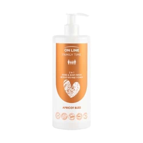 On Line DOZ 2in1 Liquid Soap with Apricot - Gentle and Nourishing