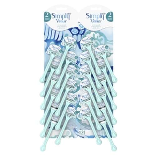 Gillette Venus2 - Disposable razor for women, 24 pieces for smooth skin
