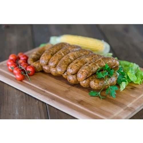 Inny Hot Smoked Salmon Sausage - delicious fish snack