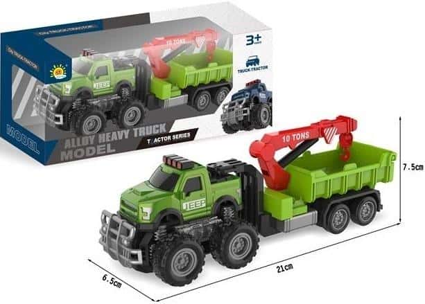 T-Actor Jeep - Metal truck model with tipper