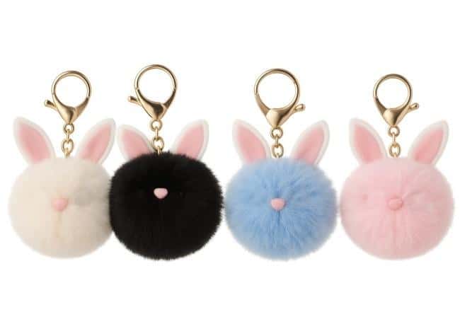 Bunny Keychain MIX - Charming accessory for keys and handbag