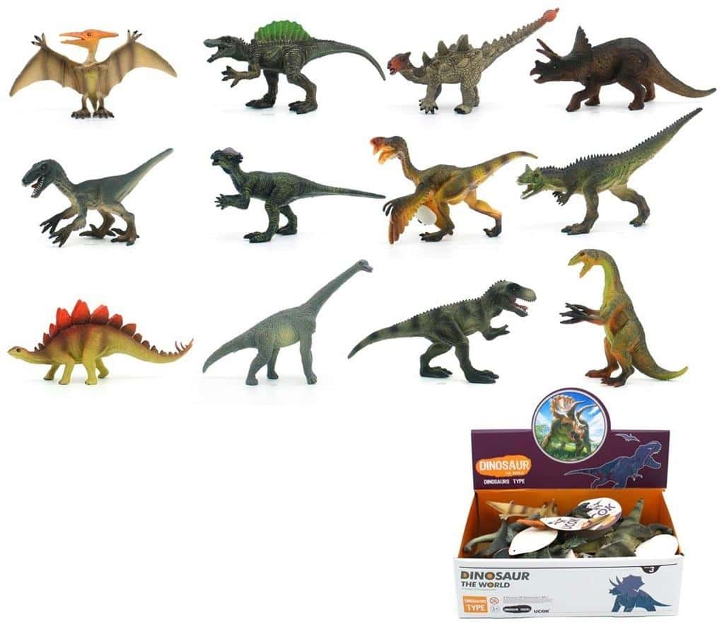 Dinosaurs MIX - Dinosaur Figures 14-16 cm - ideal for playing