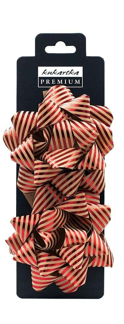Kukartka Decorative Paper Kraft Bows - 2 pieces ideal for gift wrapping