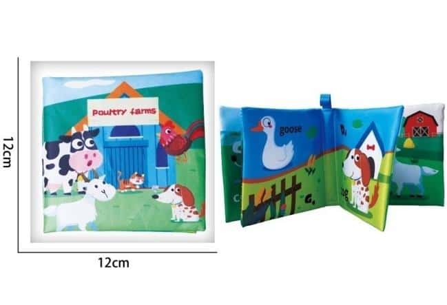 Sensory Farm Book - soft educational toy for children