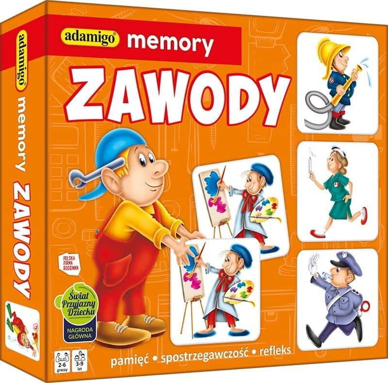 Adamigo Memory Professions - Educational game for children and adults for memory development