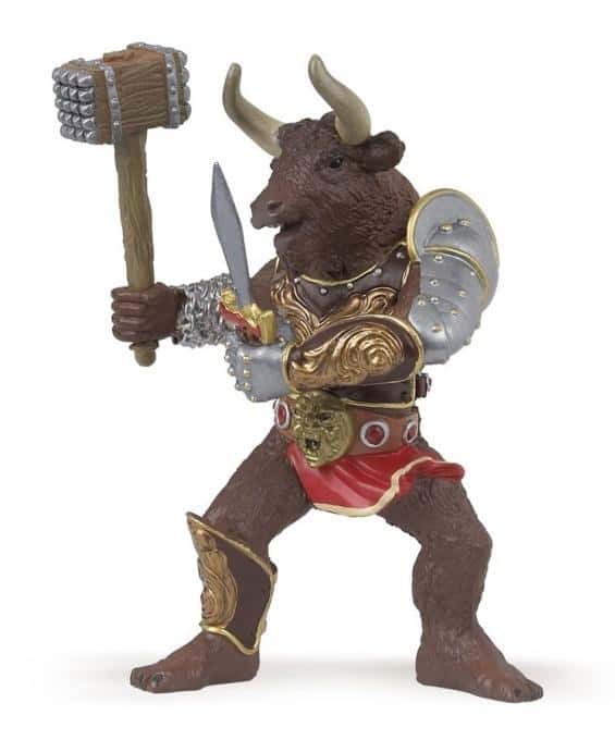 Papo Minotaur Figure - hand painted, perfect for collections