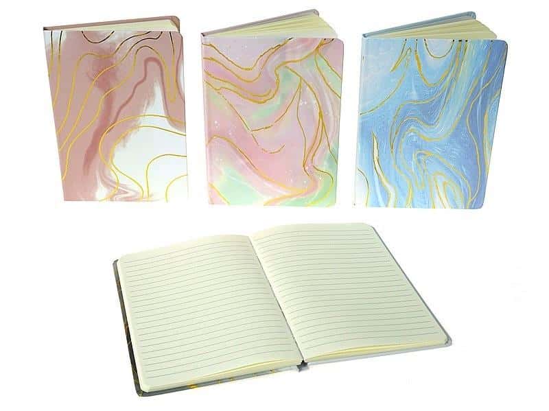 Notebook A5 Mix of Designs - random selection - ideal for note-taking