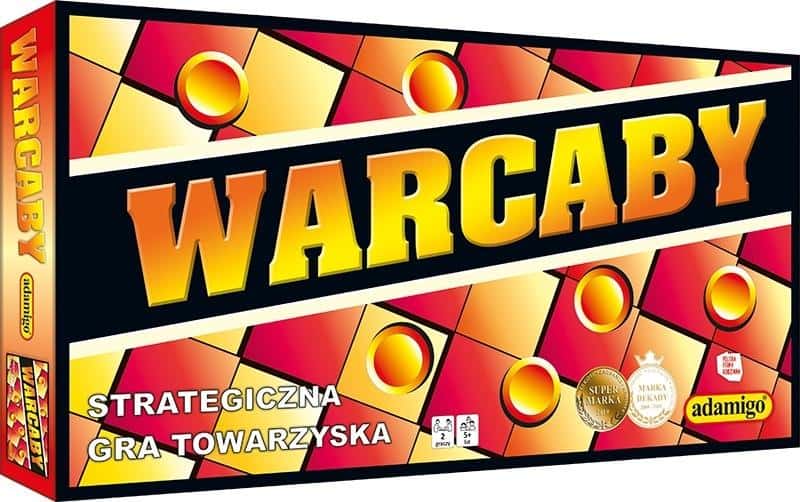 Adamigo Checkers Game - classic board game for everyone