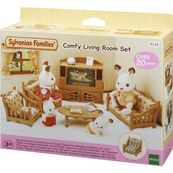Sylvanian Families Village Living Room Furniture Set - Create a cozy dollhouse