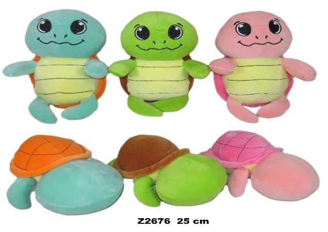 Sun-Day Plush turtle 25 cm MIX - perfect friend for children