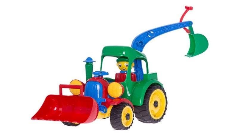 Koparka dla dzieci z ruchomymi łyżkami