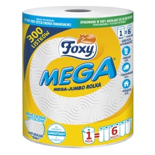 Foxy Mega Jumbo - Kitchen Paper Towel 2-ply