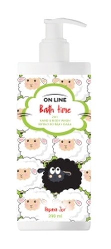 On Line 2in1 Liquid Soap Papaya 390 ml - exotic freshness for your skin