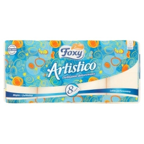 Foxy Artistico - Soft peach toilet paper 8 rolls