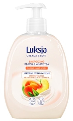 Luksja Liquid Soap Peach - juicy summer scent for your skin
