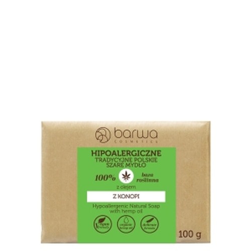 Barwa Soap bar Grey Hemp 100 g - natural care