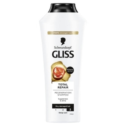 Gliss Total Repair - Shampoo and Conditioner 400 ml for intensive repair