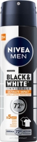 Nivea Men Invisible for Black & White Ultimate - Deodorant Spray 150 ml