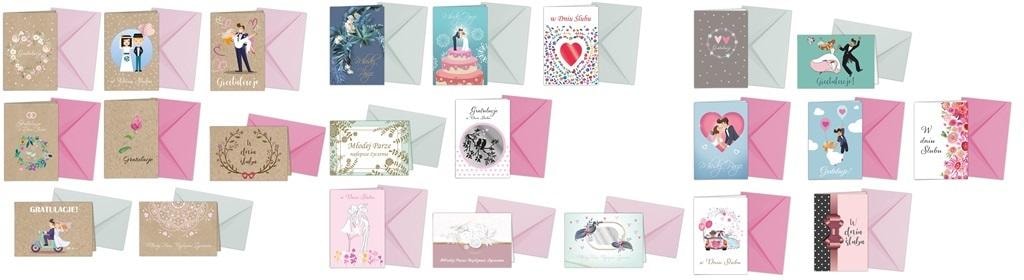 Beniamin Wedding card with wishes and envelope - perfect gift