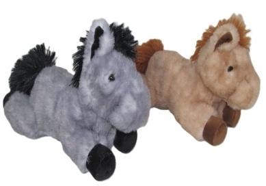 Horse toy 30 cm - color mix for kids