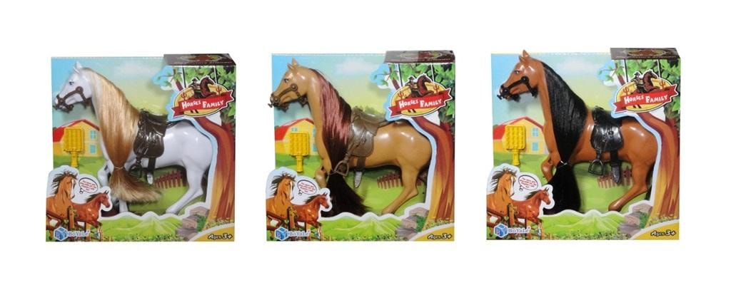 Horse MIX - Horse figurine with comb for children