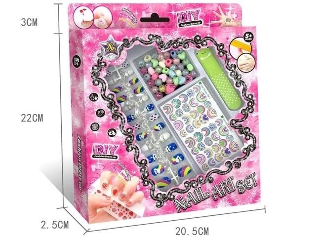 Merkpol DIY Nail Art Set - creative fun for kids