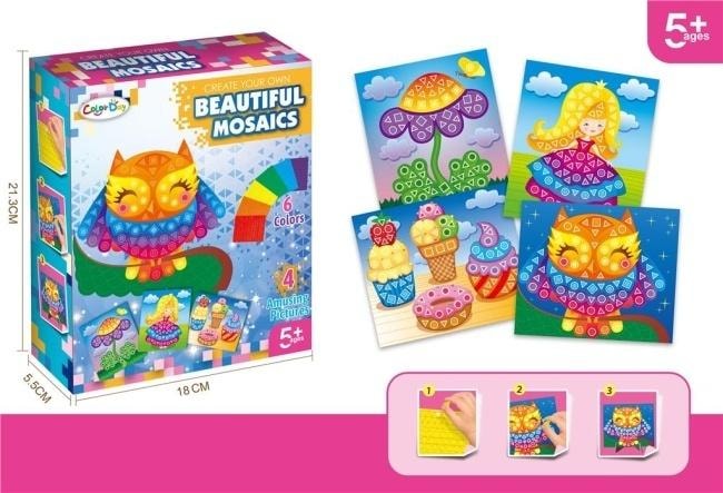 Merkpol Creative Set - Create Your Own Beautiful Mosaics for Children