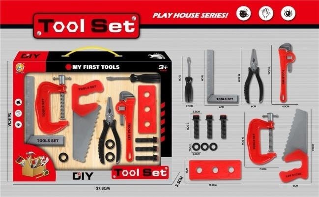 Play House Series - Children's tool set in a suitcase - Develop creativity!