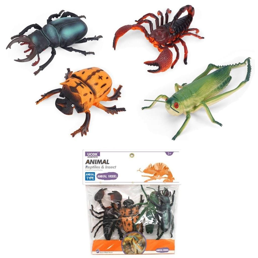 Trifox Set of 4 insect figures - educational fun for children