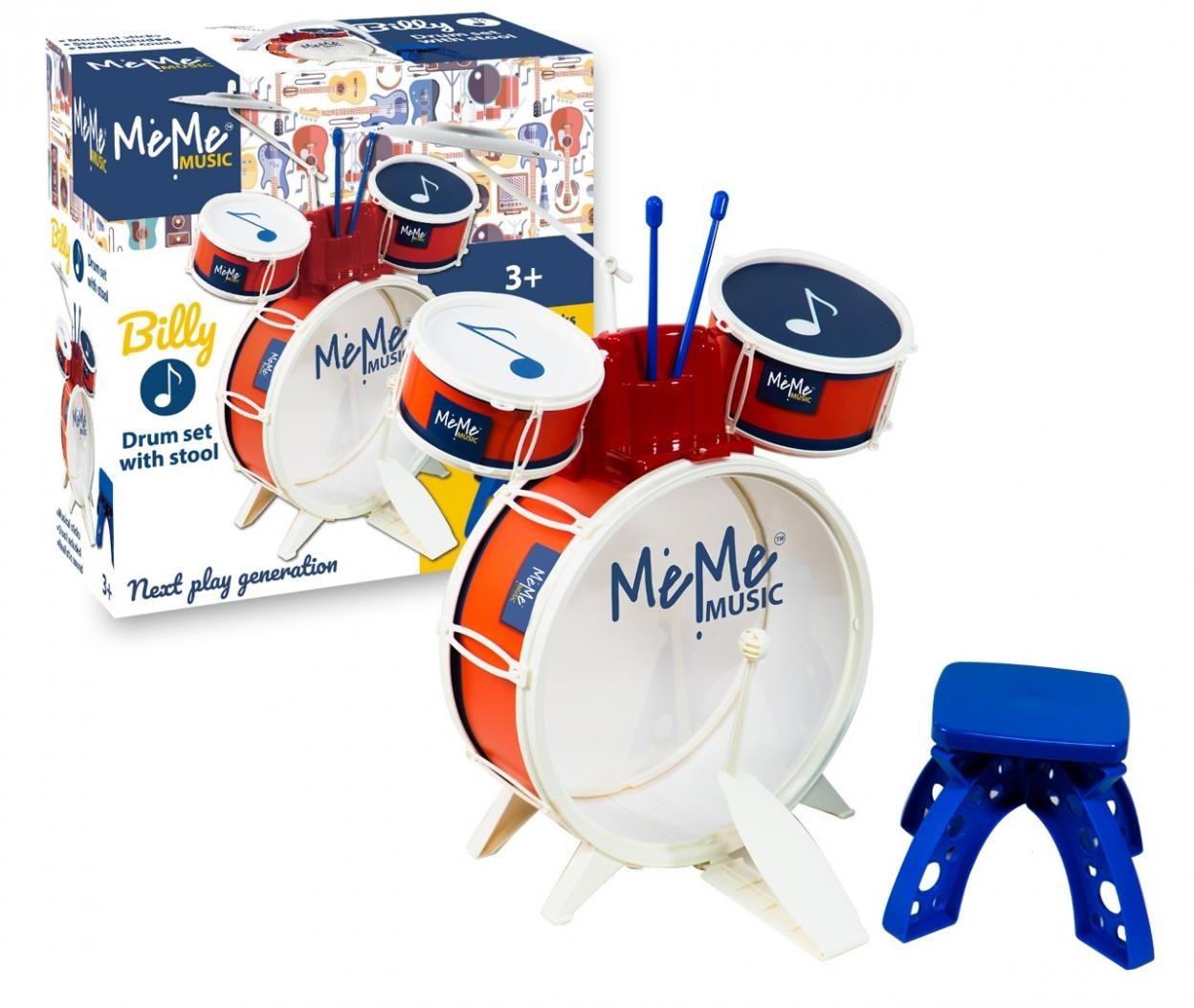 Drum set for children with accessories - perfect gift for a little musician