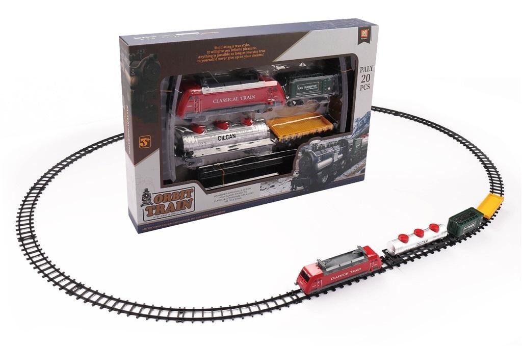 Artyk Toy train with locomotive and wagons - perfect gift for children
