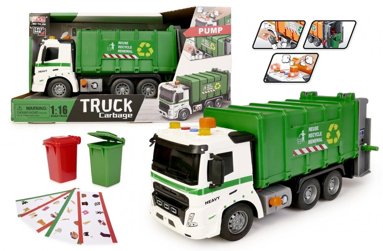 Artyk Garbage Truck - the ideal toy for little car enthusiasts