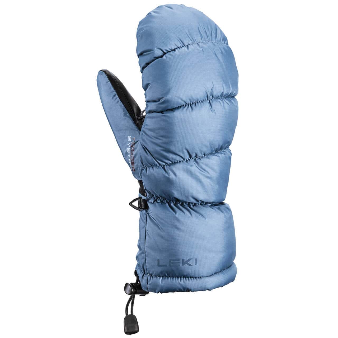 LEKI Gloves Glace 3D Women Mitt blue 7.0 - perfect for the slopes