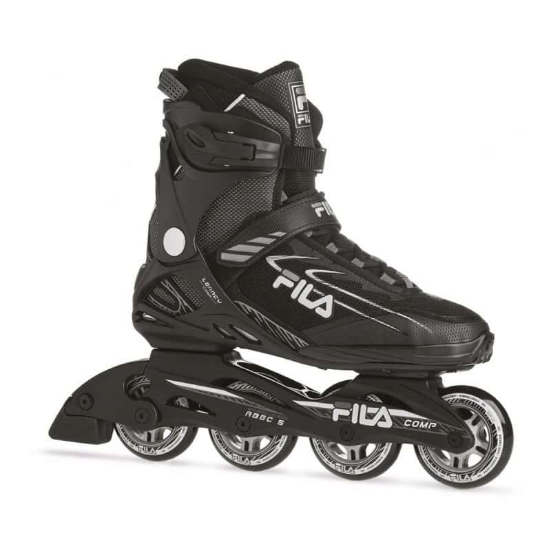 Fila Legacy Comp Inline Skates black/grey size 45 - perfect for recreation