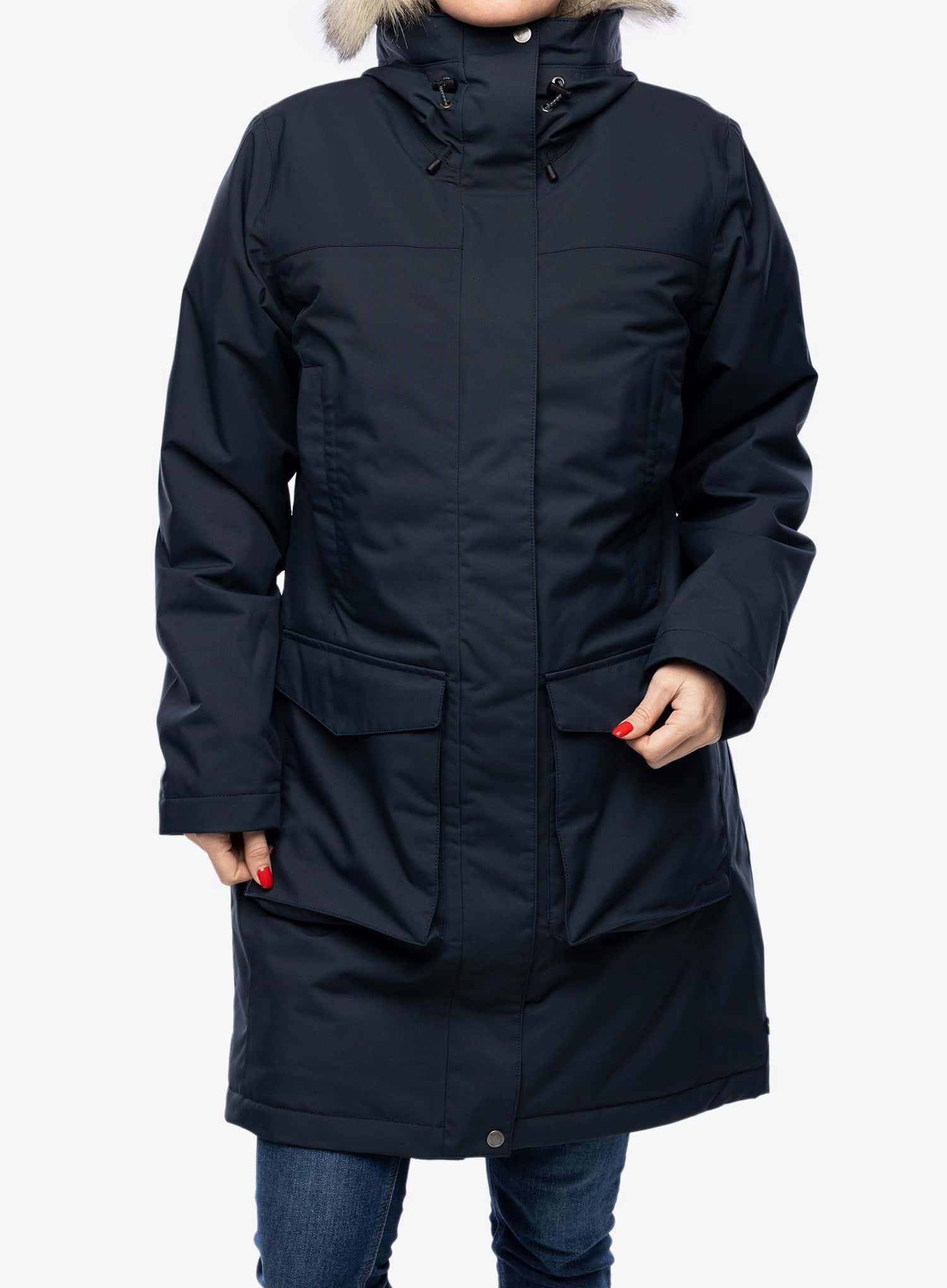 Fjallraven Nuuk Parka Women's - Black parka jacket perfect for winter