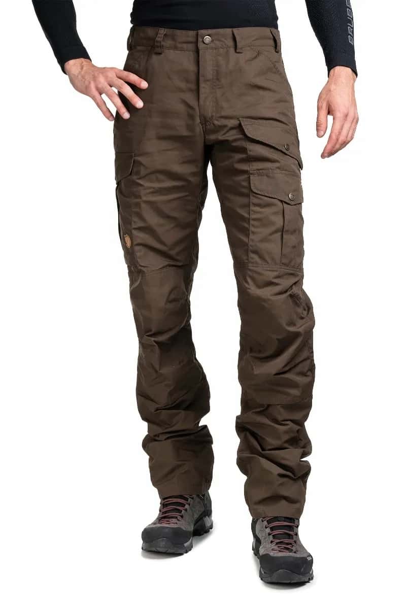 Fjallraven Barents Pro - Trekking trousers in dark olive, size M