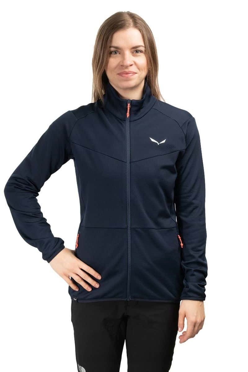Salewa Puez Cammino PL - Women's Fleece Jacket Navy Blazer