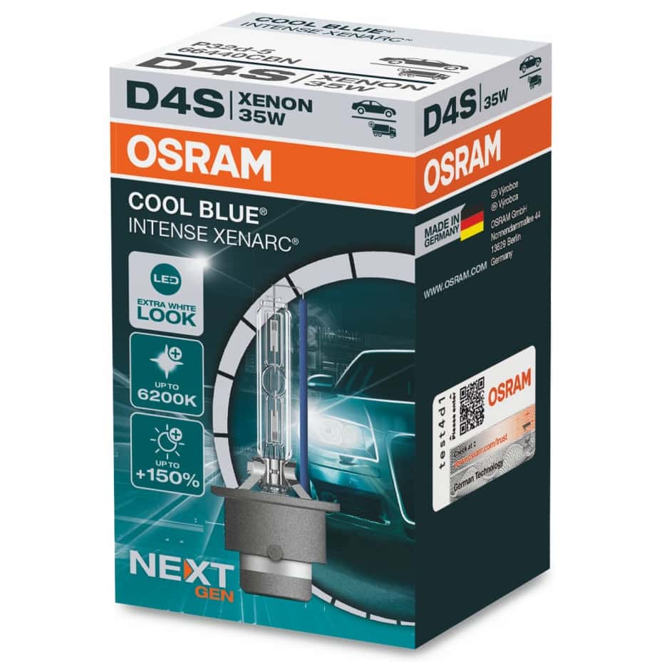 D4S Cool Blue Intense NextGen Bulb - Modern car lighting