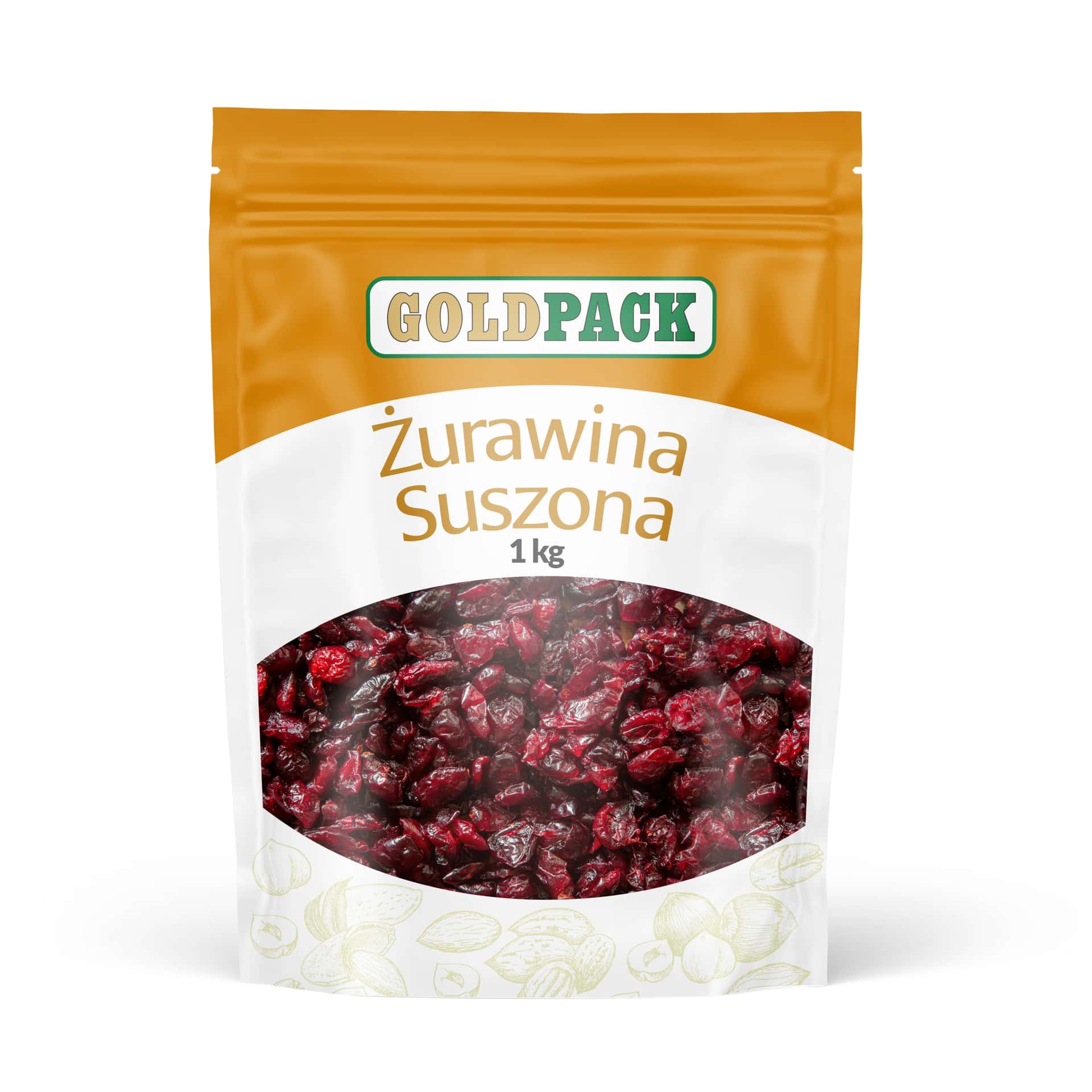 Goldpack Dried Cranberries 1 kg - perfect snack