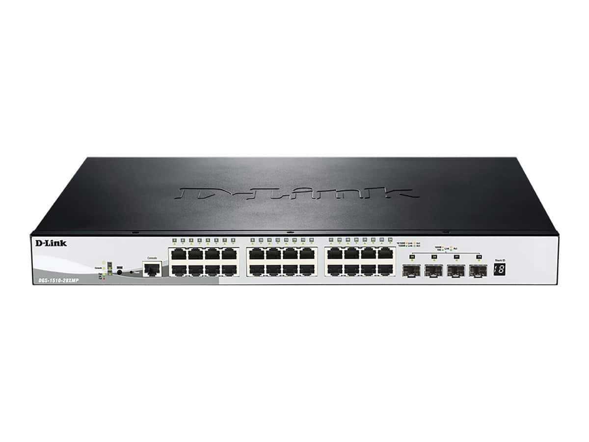 D-Link DGS-1510-28XMP/E 28-Port Stackable Switch