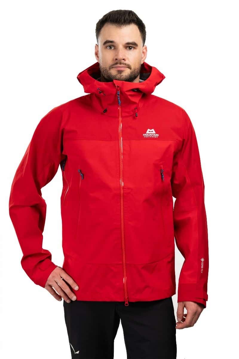 Mountain Equipment Saltoro GTX Jacket - Imperial Red/Crimson - Ideal for mountain expeditions