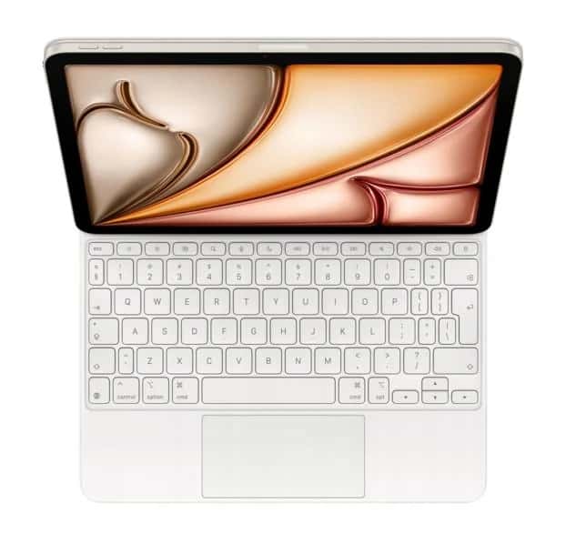 Apple Magic Keyboard for iPad Air 11 M3 - white, German QWERTZ - ideal for work