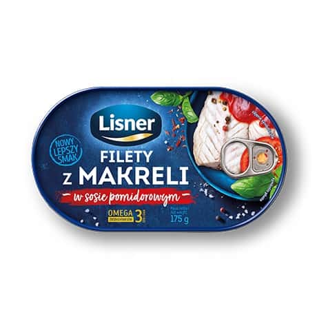 Lisner Mackerel fillets in tomato sauce 170g - perfect for a quick lunch