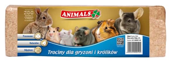AN. Pressed sawdust for rodents - comfort and hygiene for your pet